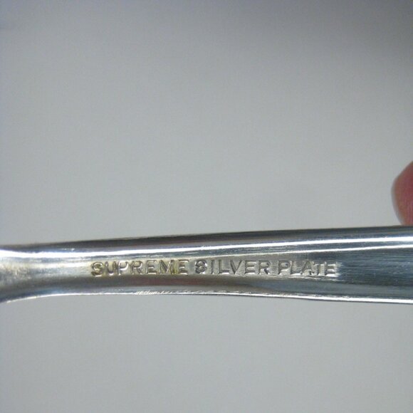 Concept Pattern 1957 Set 12 Silver Plate Teaspoons Spoons Vintage Flatware - Picture 4 of 9